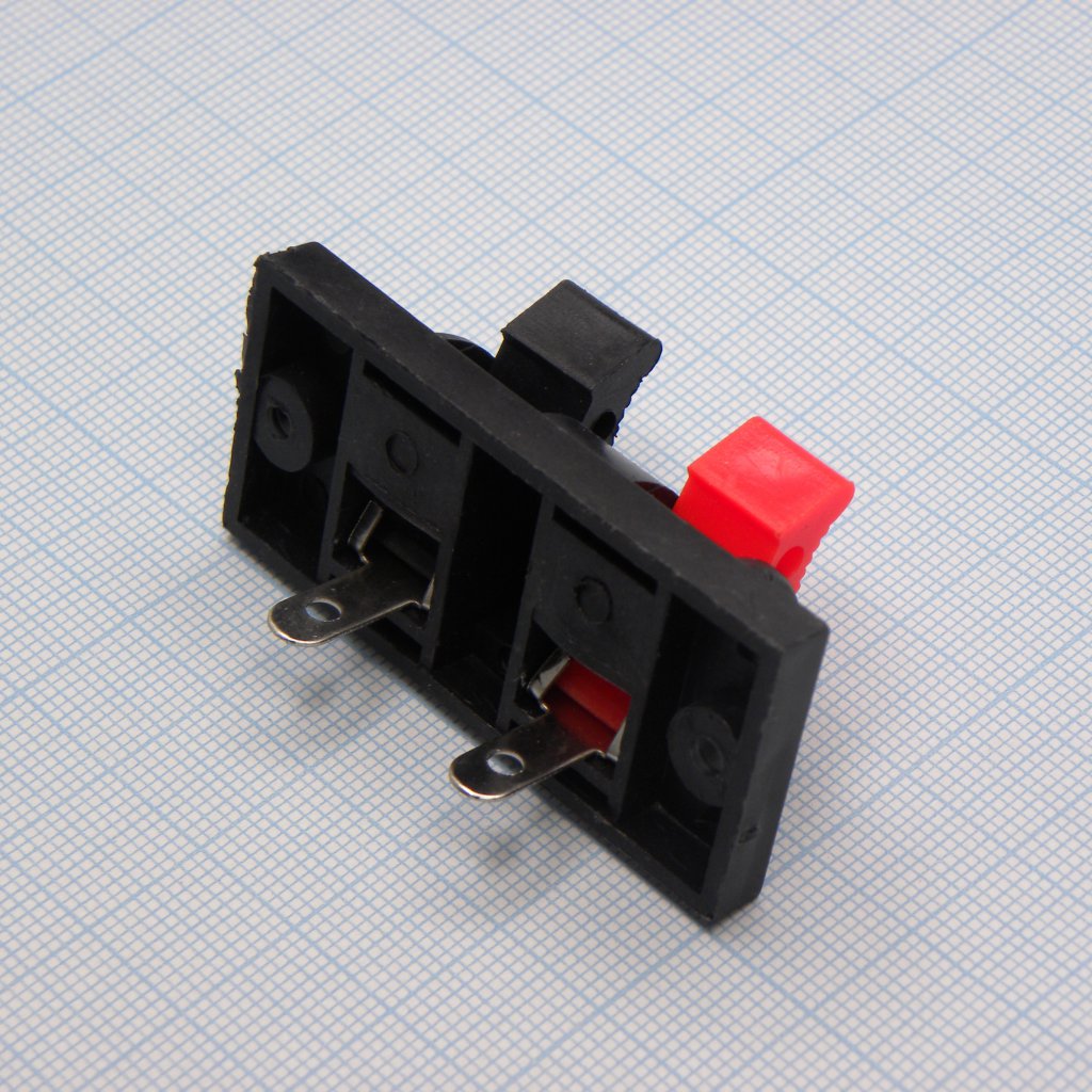 Зажим 2 конт. с фланцем - терминал