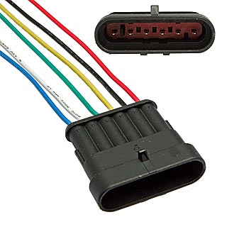 DJ7061-1.5-11 (18AWG 200MM) - Разъем авт. соединитель DJ7061-1.5-11 (18AWG 200 мм), 12/ 24 (DC) В