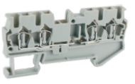 Проходная клемма UJ5-1.5/2X2-UE - Проходная клемма, 4 точки подключения в клемме, тип фиксации провода: пружинный, номинальное сечение: 1,5 мм кв., 17,5A, 500V, ширина: 4,2 мм, цвет: серый, тип монтажа: DIN 35
