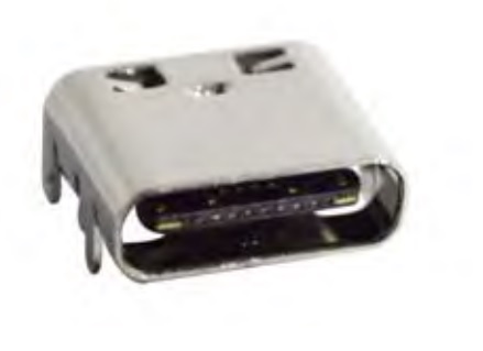 DS1144-18-16FS8BNR0 - Разъем Type-C 8 контактный. 4 контакта крепления к плате + 2 стойки.