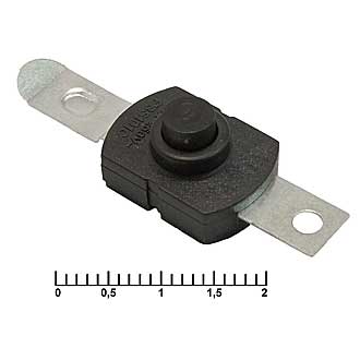 PBS101C395  1.5A 250V ON-OFF - Кнопочный переключатель PBS101C395, 1.5 A, 250 В, ON-OFF