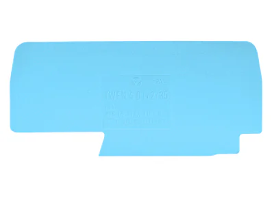 Пластина разд. TWFN 4 D1/2/35 BLAU - Разделительная пластина, для клемм WKFN 4 D1/2..., цвет: синий