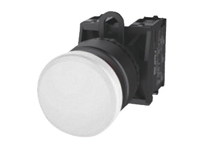 Кнопка грибовидная (белая) TS2510-0EM50-S20 - Кнопка грибовидная, без блокировки, без подсветки, пластиковое переднее кольцо, с мгновенным нажатием, с контактной группой 2NO, диаметр головки кнопки 30 мм, диаметр посадочного отверстия: 22 мм, цвет: белый