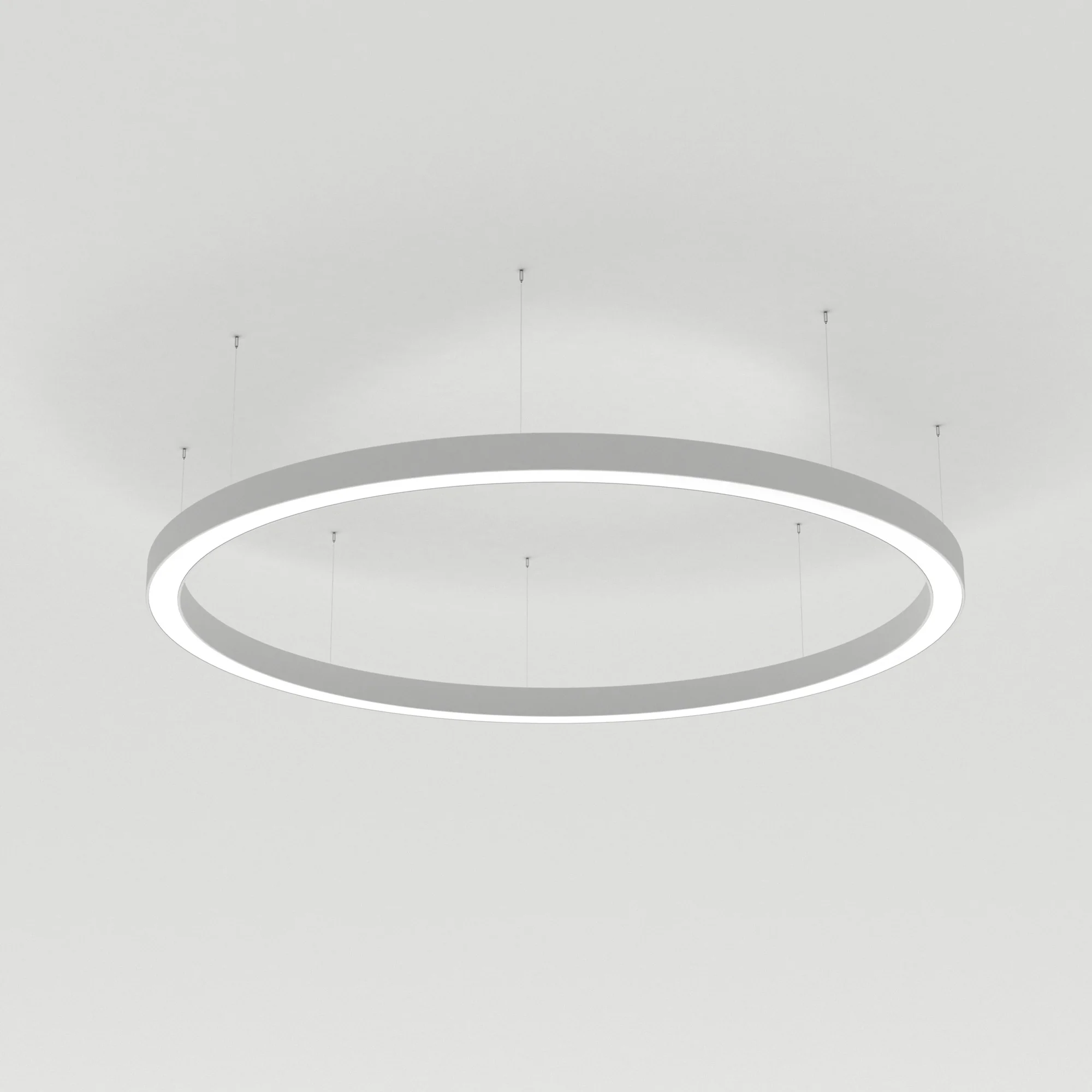 Светильник SP-LINE-HANG-ARC-O3535-D800-65W Day4000 (BLACK, 230V) 034007(2) - Светильник КОЛЬЦО из профиля SL-ARC-3535-D800-A90 BLACK, свечение вниз, цвет Дневной 4000 K блок 031721 (025745(1))