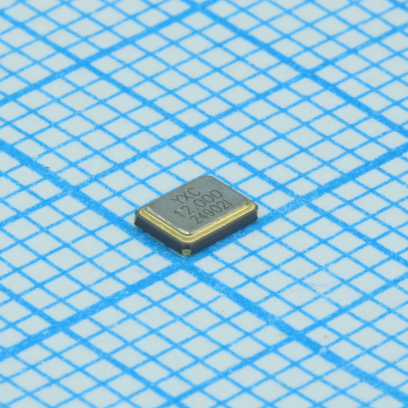 X322512MOB4SI - Резонатор кварцевый 12МГц, 10ppm, 12пФ, SMD 3.2х2.5х0.8мм, -40...+85°C