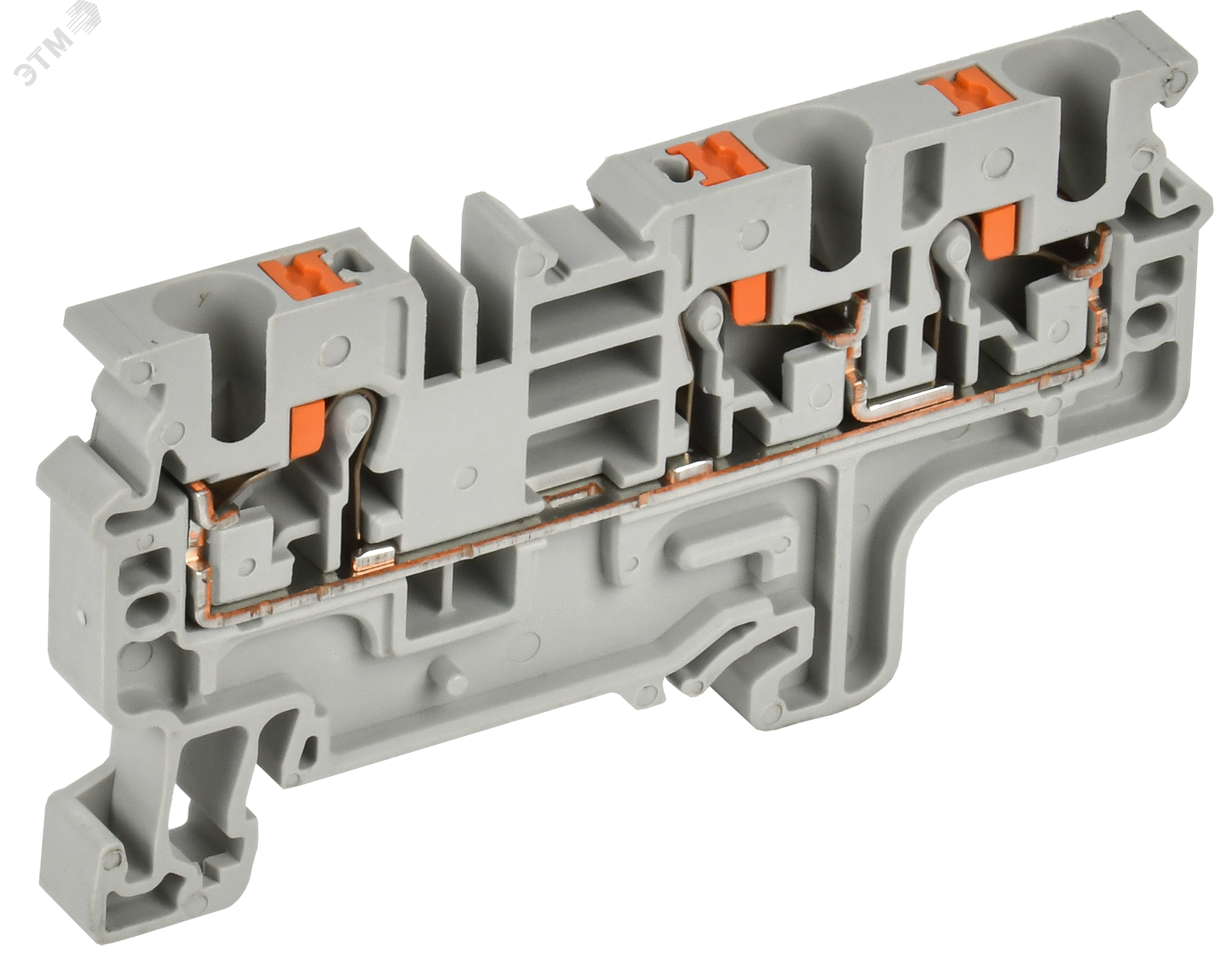 Колодка клеммная CP-MC 3 вывода 4мм2 серая YCT22-00-3-K03-004