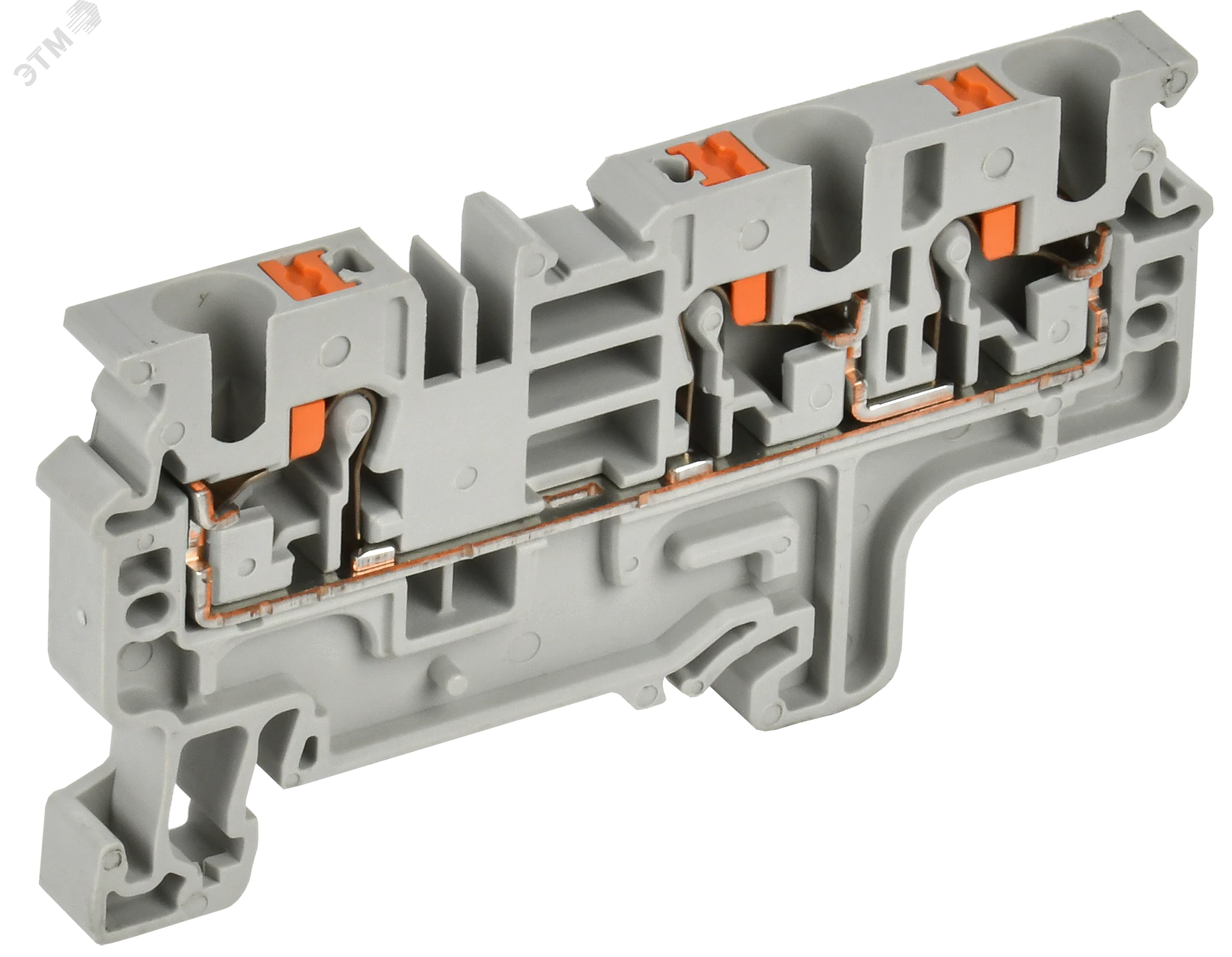 Колодка клеммная CP-MC 3 вывода 4мм2 серая YCT22-00-3-K03-004