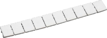 MS3.5WHT - Маркировка для клемм шириной 3,5 мм, упаковка 80 шт., белая, чистая