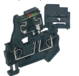 Предохранительная клемма UJ5-4RDX24(5X20)E - Предохранительная клемма, 5X20, с LED 24V, серия E, тип фиксации провода: пружинный, номинальное сечение: 4 мм кв., до 6,3A, 250V, ширина: 6,2 мм, цвет: черный, стандарт GB/T14048.1, тип монтажа: DIN 35