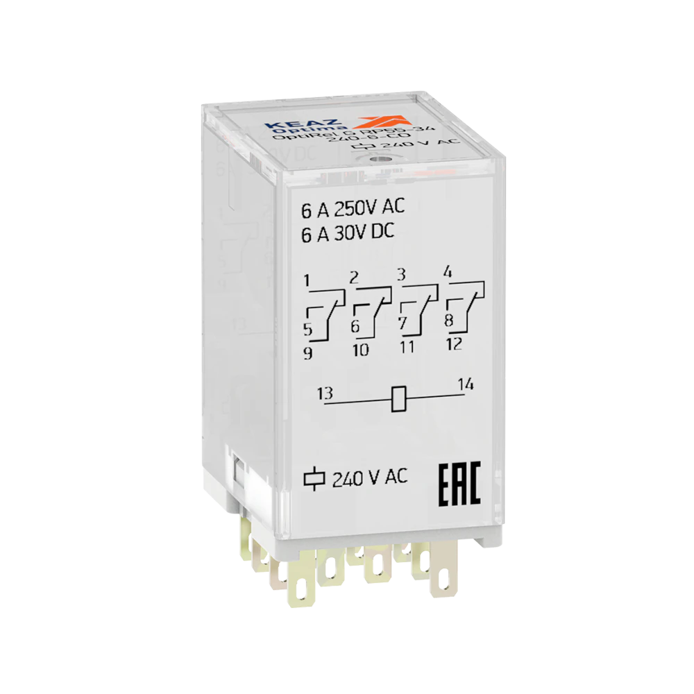 Реле промежуточное OptiRel G RP55-34-220D-6-CO 281138