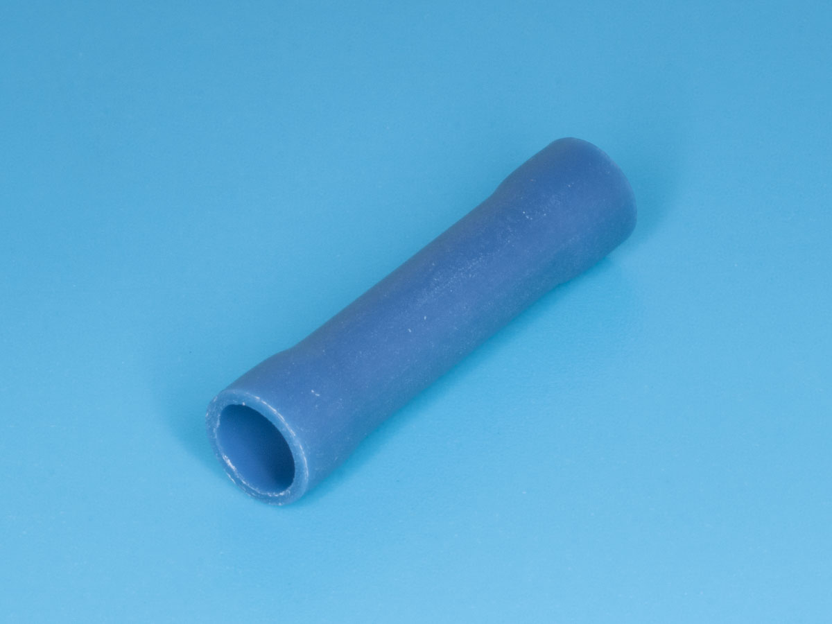 TLI-2S - Втулка обжимная для соединения проводов встык, провод 1,5-2,5мм, изолированная, кратно 100шт.