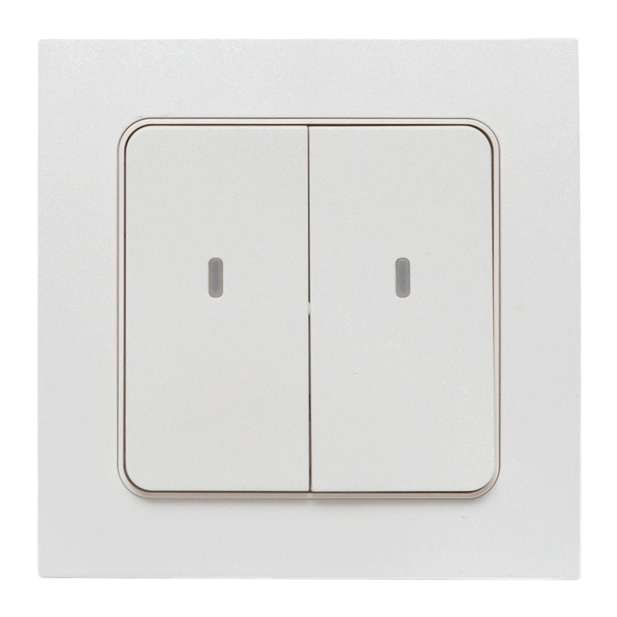 Умный беспроводной выключатель Стокгольм 2-кл. белый Zigbee EKF Сonnect RCV-ST2-WS-ZB