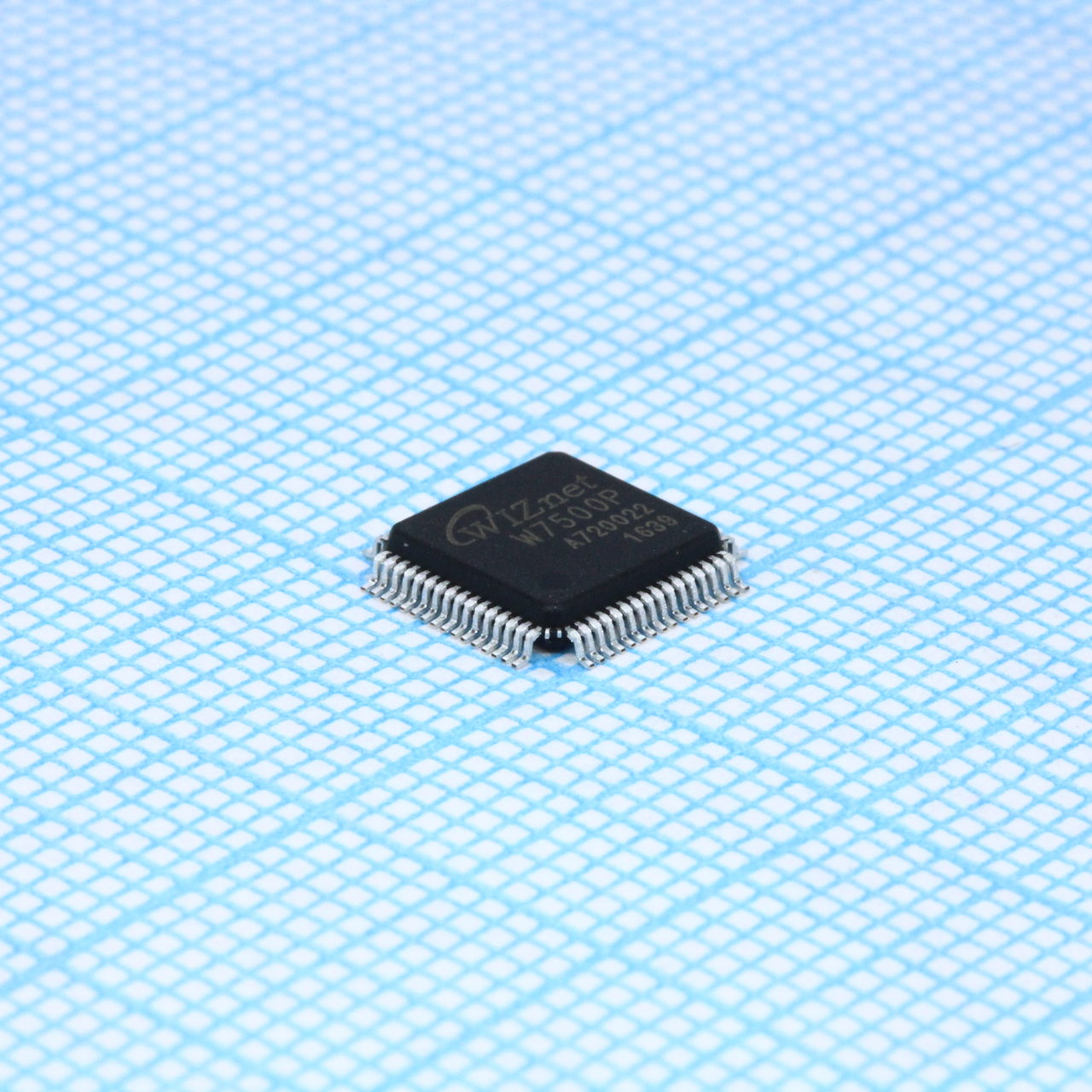 W7500P - Телекоммуникационный интерфейс ядро ARM Cortex-M0 Core 128КБ Флэш-память протокол TCP/IP PHY