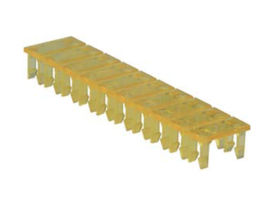 Заглушка AD VB 5 / 10 GELB - Защитная крышка на 10 клемм, для клемм WK 2,5 … желтая