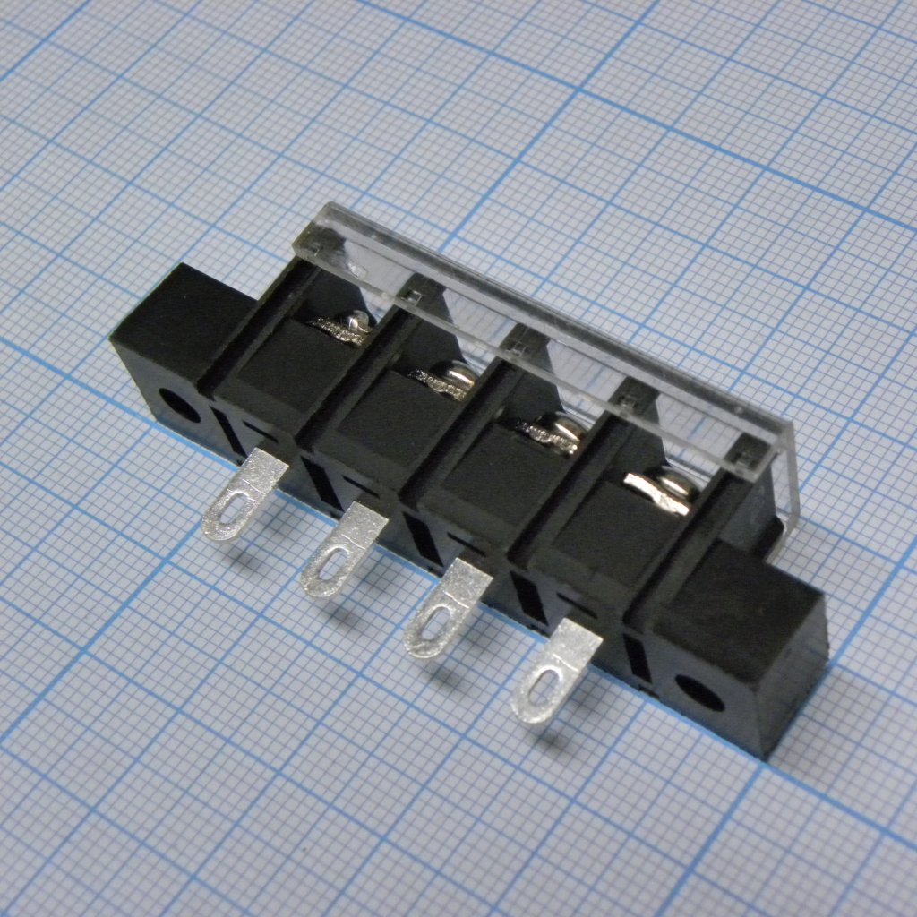 DG58H-A-04P-13-00A(H) - Барьерный клеммный блок 4 контакта. Серия DG58H-A