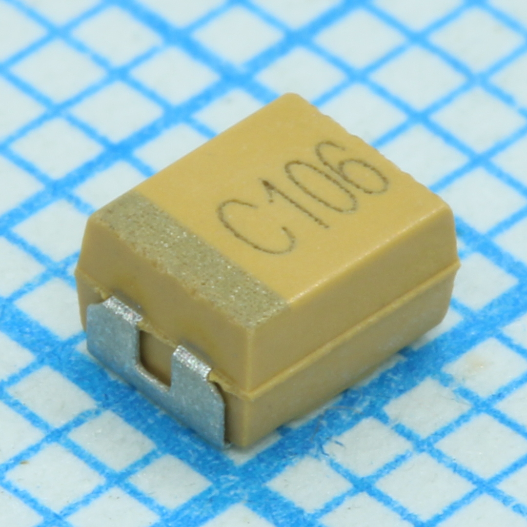 CA45-B025K106T - Конденсатор танталовый 10мкФ ±10% 25В типоразмер B