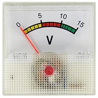 Вольтметр   15В   (40Х40) - Измерительная головка DCV 15V, класс точности 5