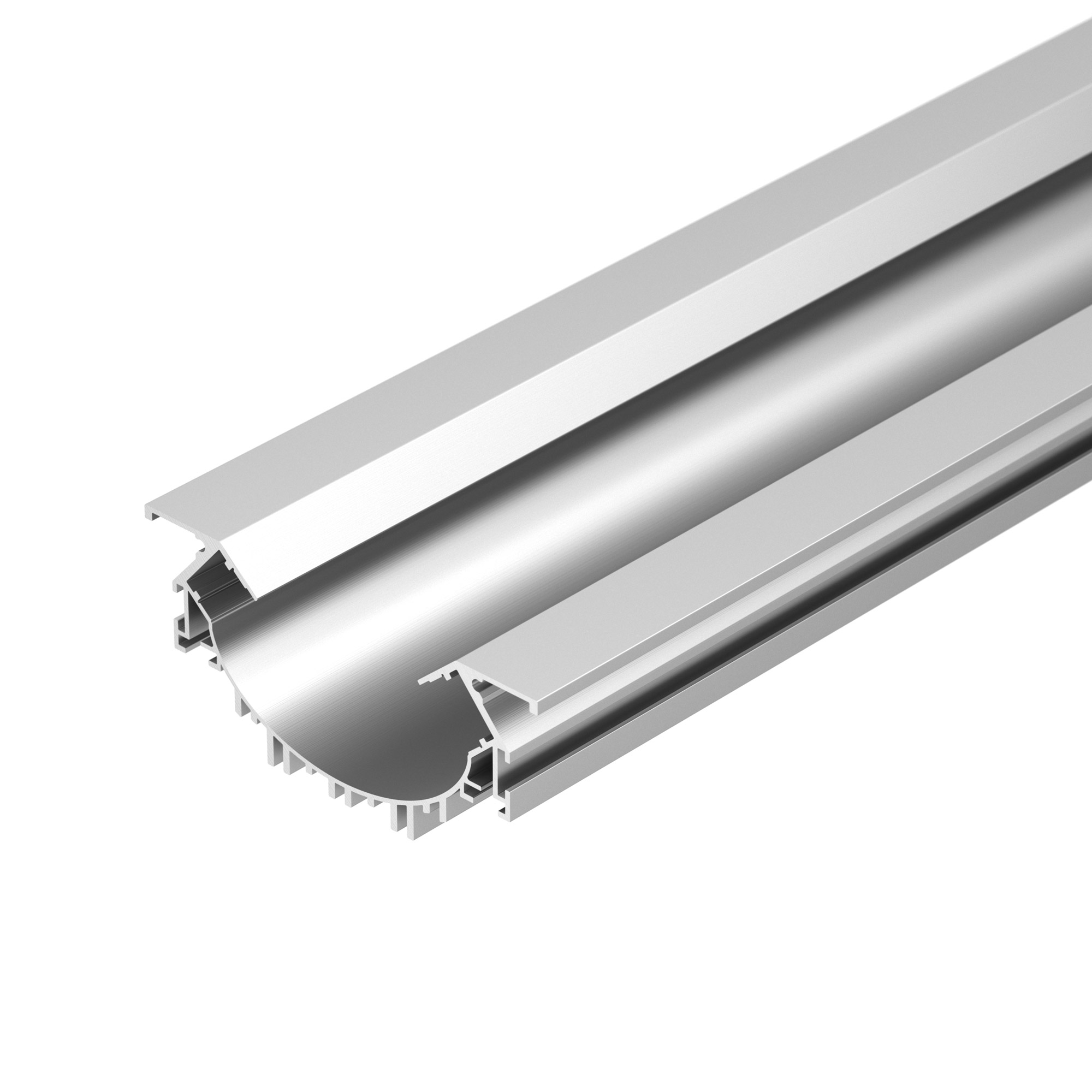 Профиль ARH-CEIL-REFLECT-DUAL-2000 ANOD 036364 - Алюминиевый анодированный профиль для светодиодных лент и линеек с двусторонним боковым свечением. Габаритные размеры (LхWхH): 2000x100x43.5 мм. Ширина площадок для ленты 14 мм. Заглушки и другие аксессуары