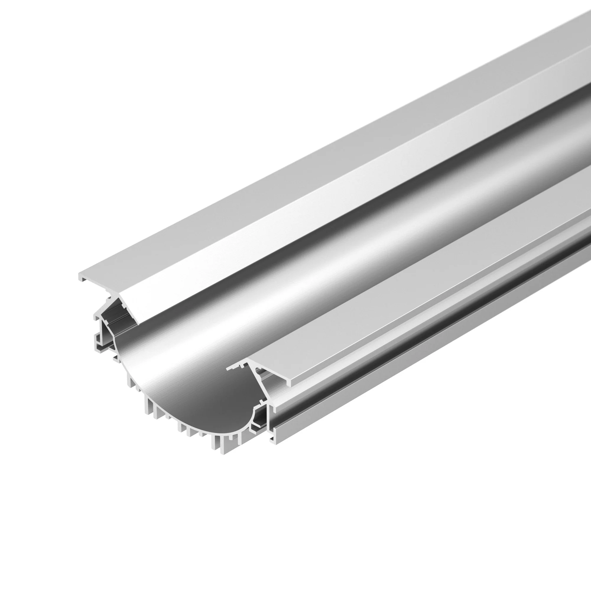 Профиль ARH-CEIL-REFLECT-DUAL-2000 ANOD 036364 - Алюминиевый анодированный профиль для светодиодных лент и линеек с двусторонним боковым свечением. Габаритные размеры (LхWхH): 2000x100x43.5 мм. Ширина площадок для ленты 14 мм. Заглушки и другие аксессуары