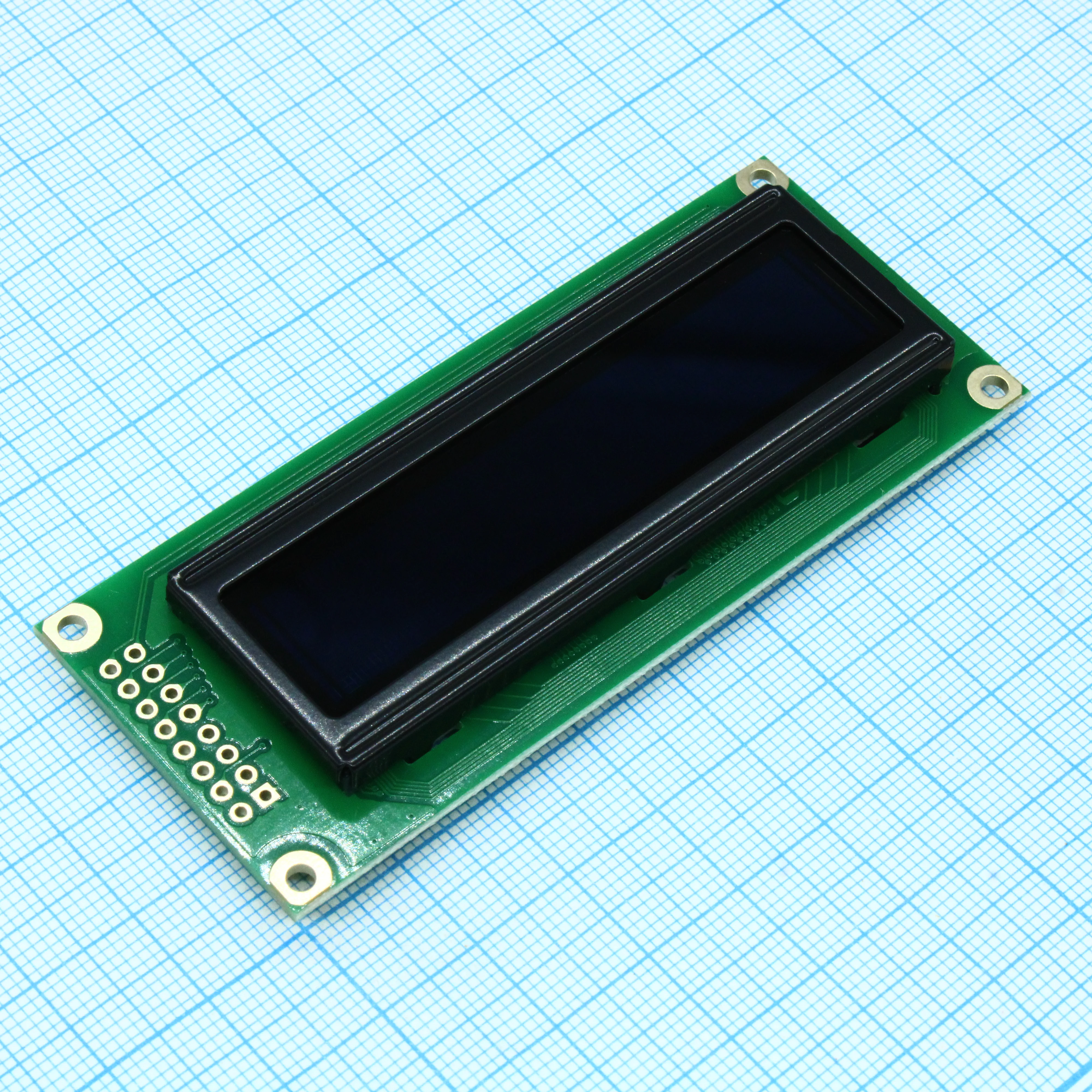 WEG010016CGPP5N00100 - OLED 2,4" графический, 100х16, зеленый, 8-битный паралл. интерфейс 6800, контроллер WS0010TX, VDD = 5В, -40...+80С