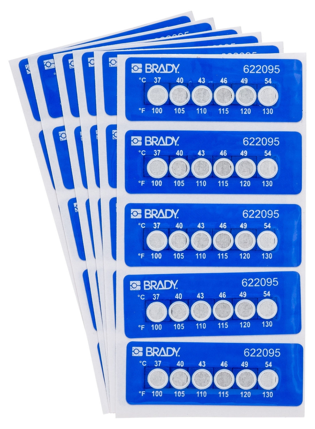 brd622095 - TIL-6-37C/100F Этикетка - индикатор температур (1упак/30 шт.)