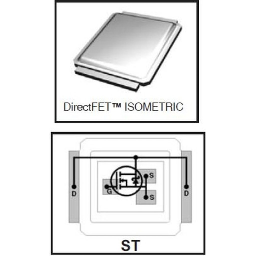 IRF6614TRPBF - Транзистор полевой MOSFET N-канальный 40В 12.7A