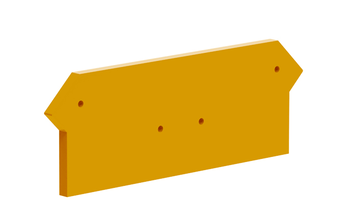 Торцевая крышка 225102 - Торцевая крышка для клемм TA2.5-2-2, цвет: оранжевый