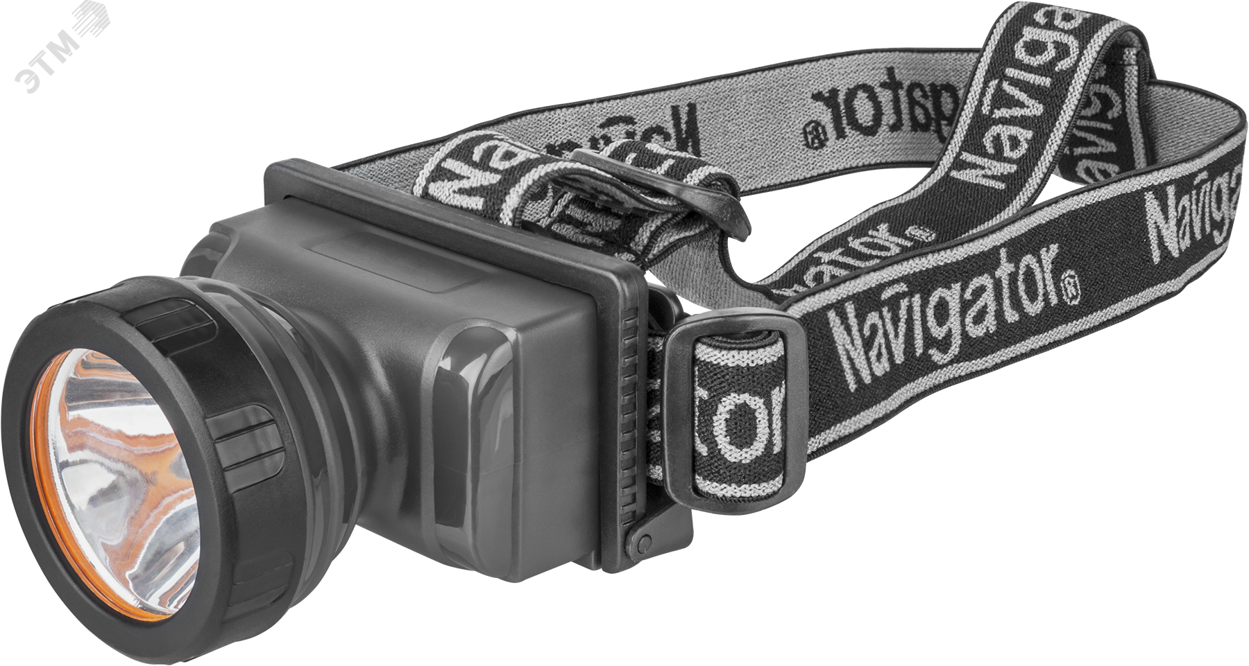 Фонарь светодиодный NPT-H10-ACCU 2Вт LED аккумуляторный налобный пластик 20120