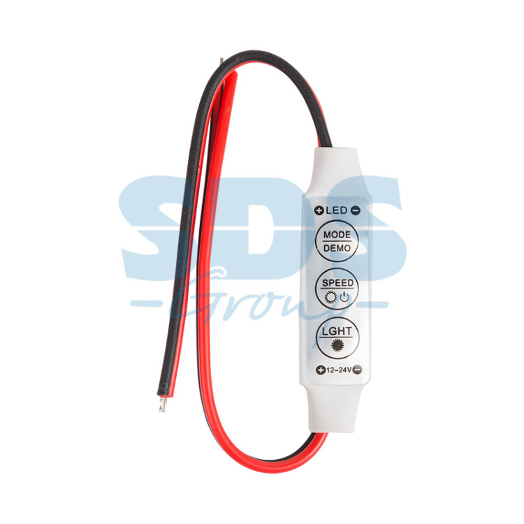 LED мини диммер радио 72/144 W, 3 кнопки,12 V/24 V 143-105-1