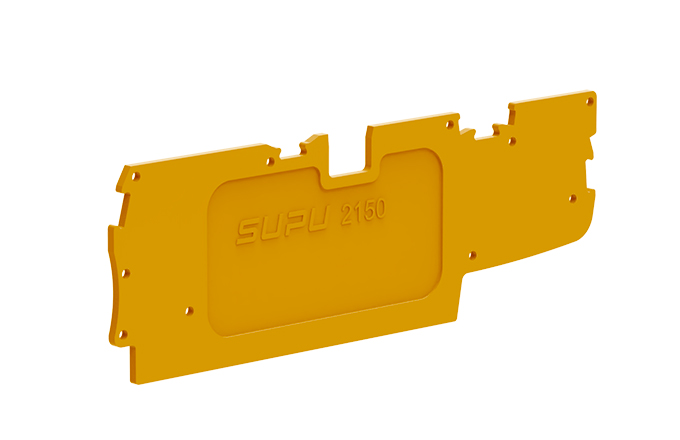 Торцевая крышка 2150-1492 - Торцевая крышка для клемм с разъемом, TA1.5-2-2, цвет: оранжевый