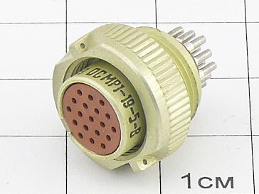 Розетка МР1-19-5-В "ОС"
