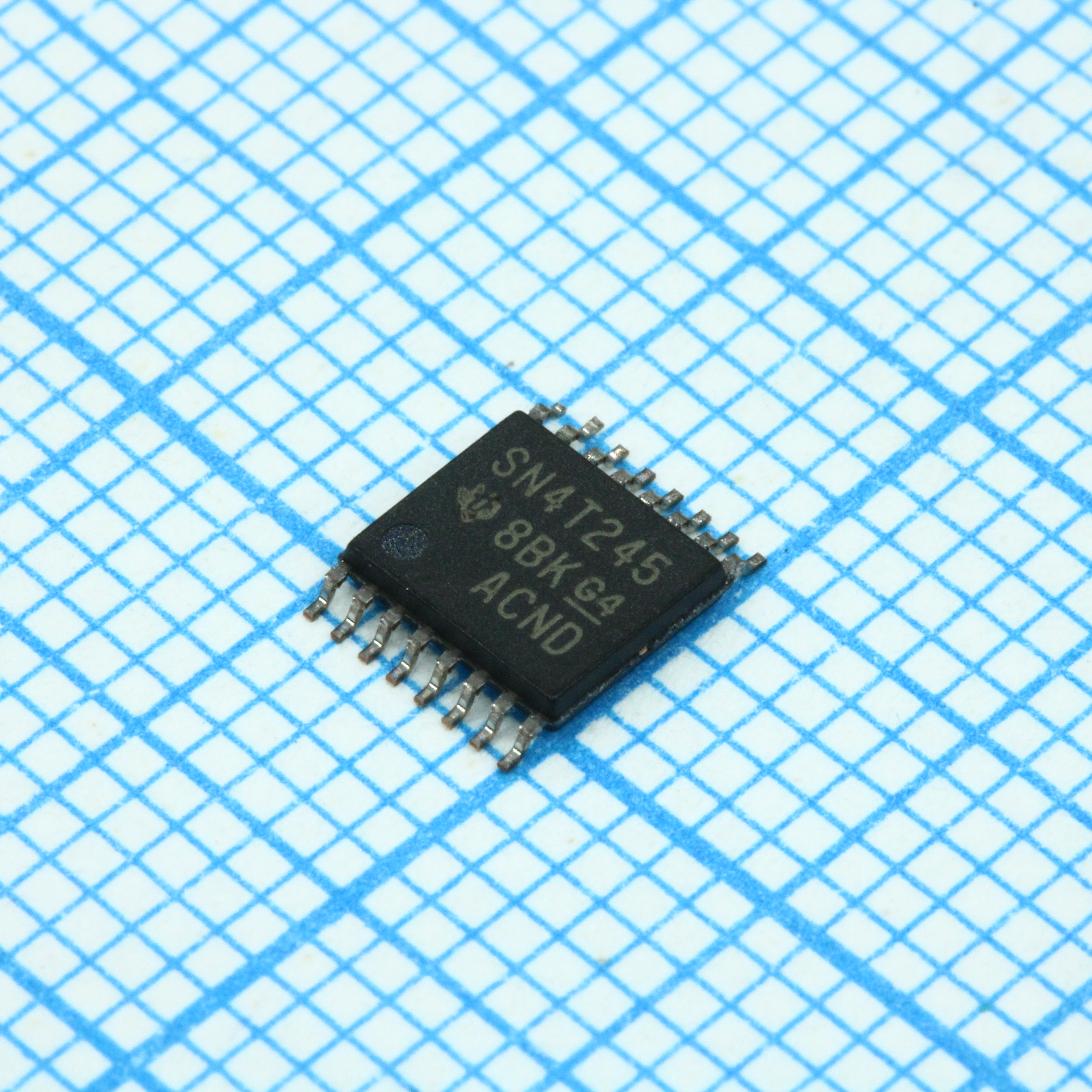 SN74AXC4T245PWR - Приемопередатчик транслирующий 4-бит шина сдвоенного питания 16-TSSOP