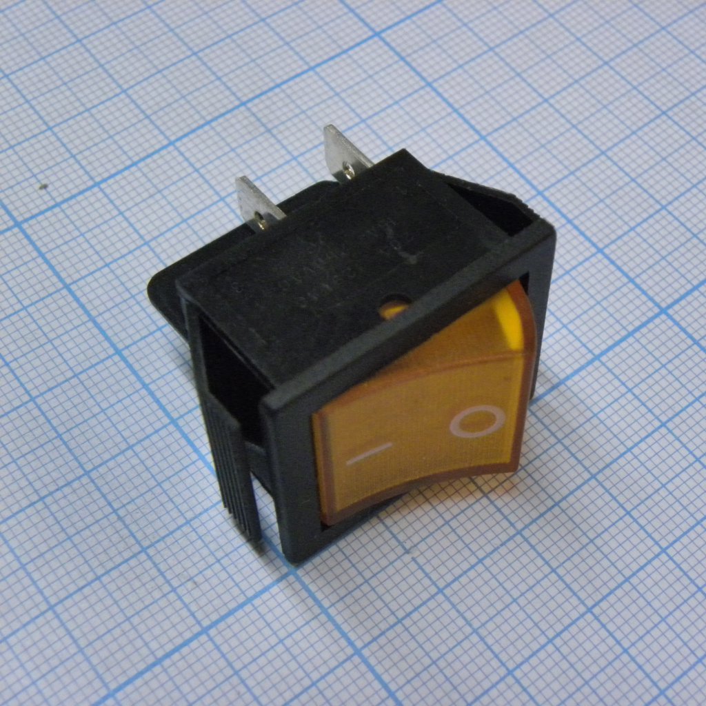 SWR 201-1C3 Ч/Ж IRS - Переключатель клавишный с подсветкой