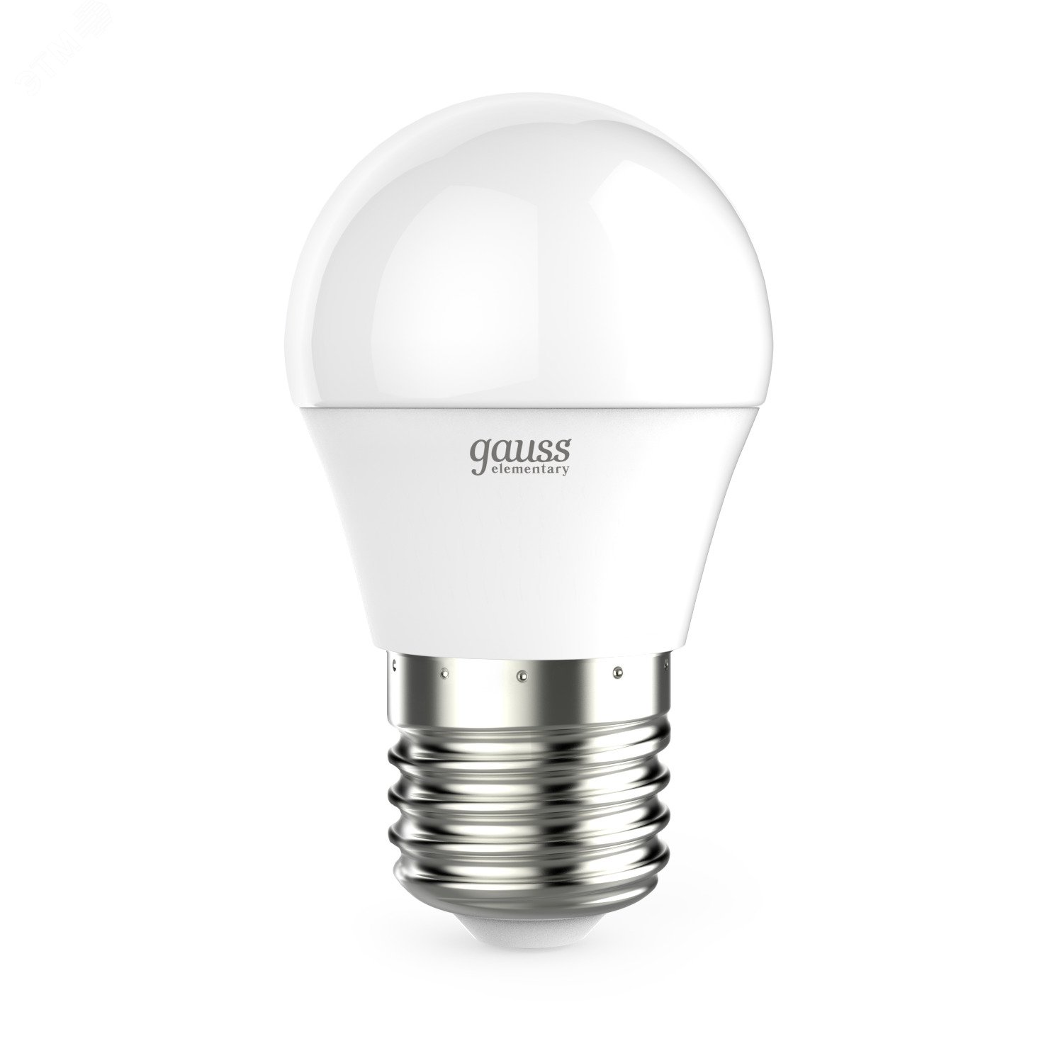 Лампа светодиодная Elementary 8Вт P45 шар 4100К нейтр. бел. E27 540лм 53228