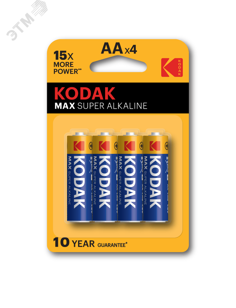 Батарейка MAX LR6-4BL [KAA-4 ] (80/400/17600) СТРОГО КРАТНО 4 шт Б0005120