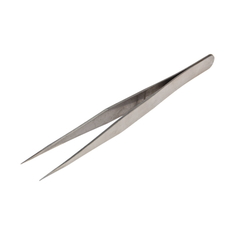 Пинцет прямой 140мм 12-0371 - антимагнитный AISI304 для точных работ