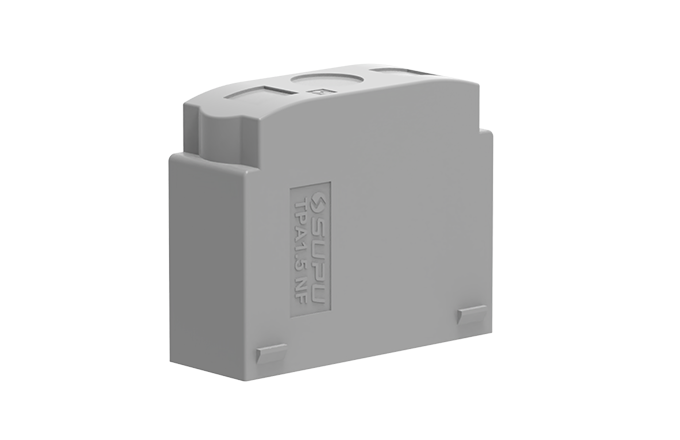 Фланец TPA1.5 NF-GY - Фланец для винтового крепления блоков TPA1.5…, TPA4/1.5…, цвет: серый