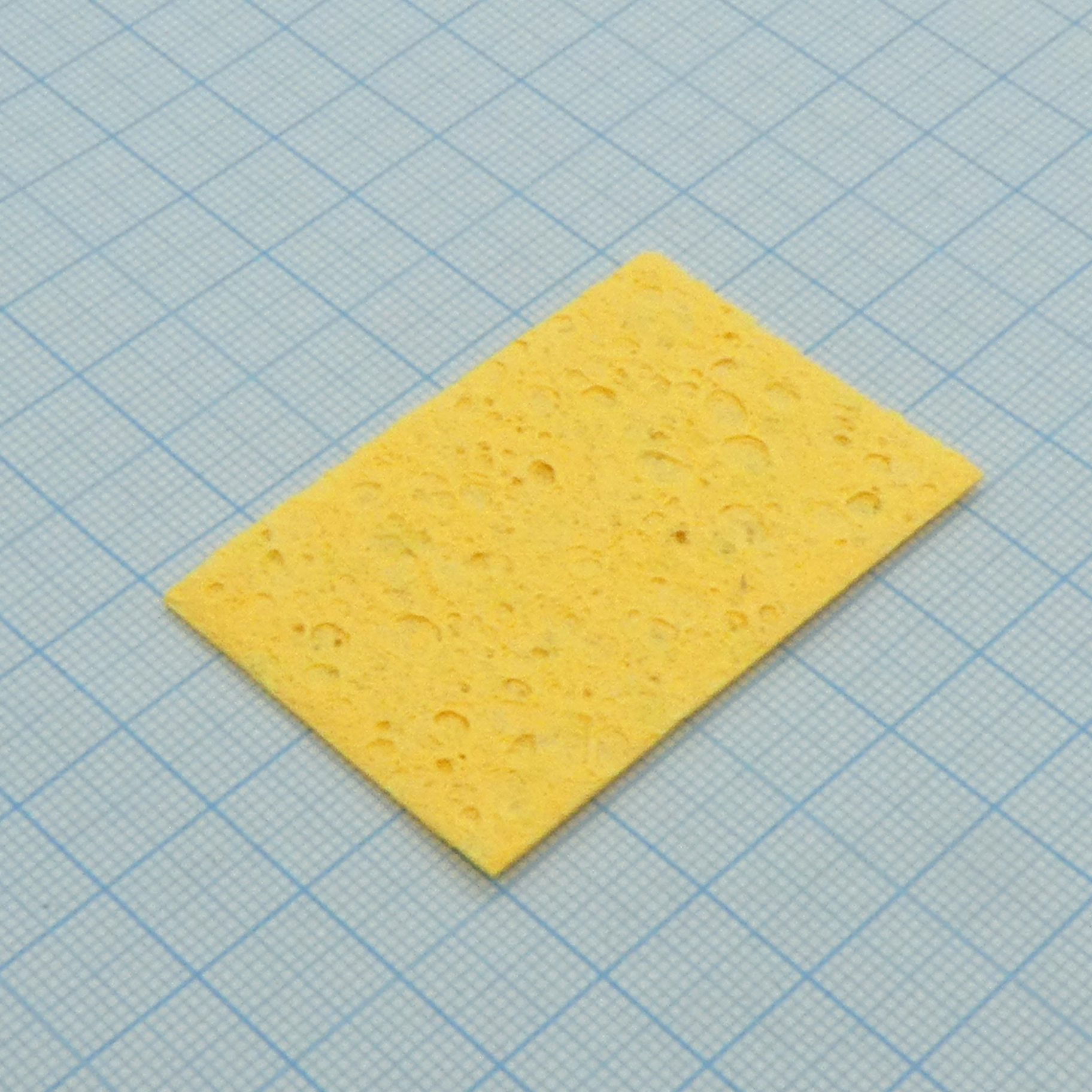 Губка для очистки жала паяльника 50х36мм - Губка для очистки паяльного жала, 50x36мм