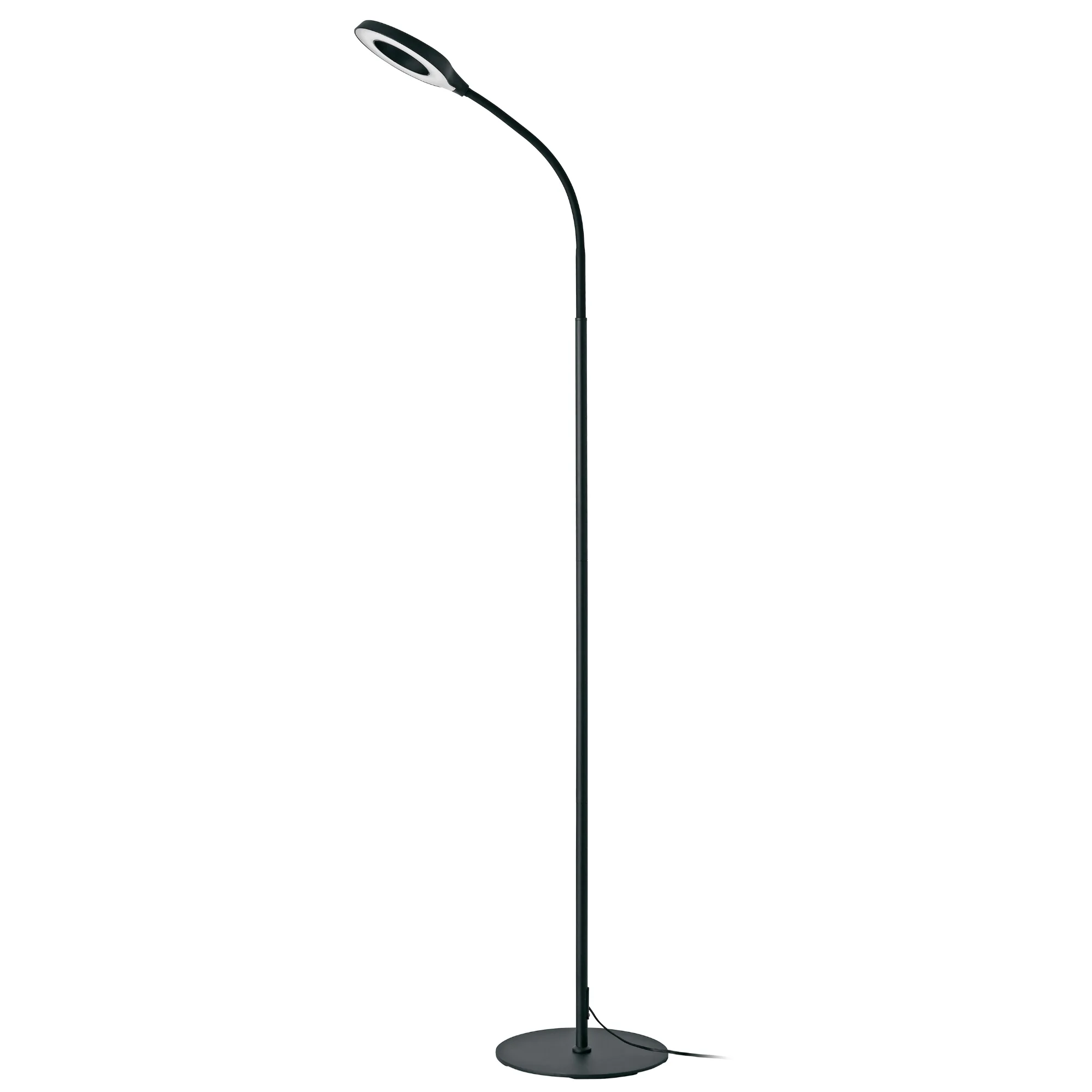 Торшер ULM-T610 7W/4500K/DIM BLACK напольный светодиодный 7W с регулировкой наклона Сенсорный выключатель Диммер Черный ТМ