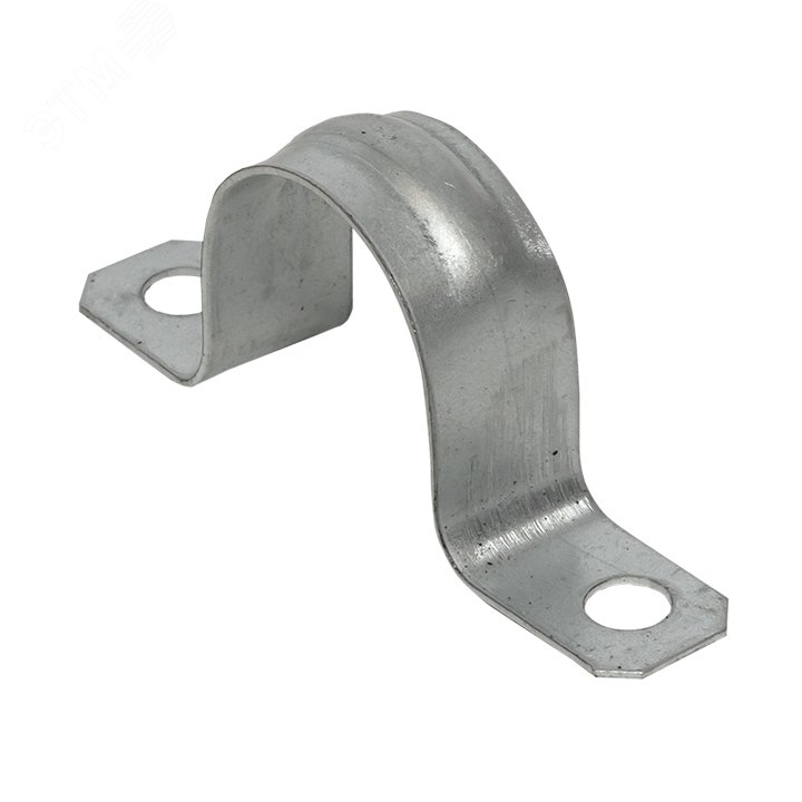 Скоба металлическая двухлапковая d25-26 мм (10 шт) PROxima sm-2-25-26-r