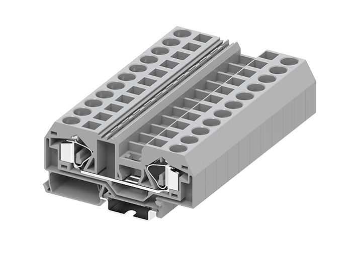 Проходная клемма 216921 - Проходная клемма, TA16, тип фиксации провода: пружинный, номинальное сечение: 16 мм кв., 76A, 800V, ширина: 12 мм, цвет: серый, тип монтажа: DIN 35