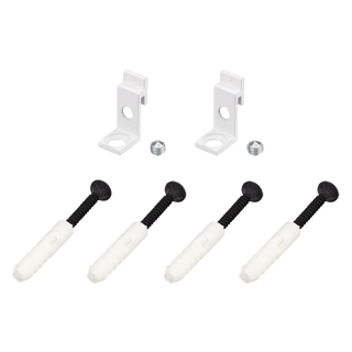 Держатель SL-ARC-SIDE White 027848 - Комплект держателей профиля SL-ARC-3535 с боковым свечением.  В комплекте 2 держателя, дюбели, шурупы и винты.