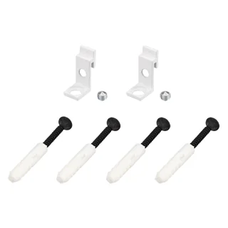 Держатель SL-ARC-SIDE White 027848 - Комплект держателей профиля SL-ARC-3535 с боковым свечением.  В комплекте 2 держателя, дюбели, шурупы и винты.