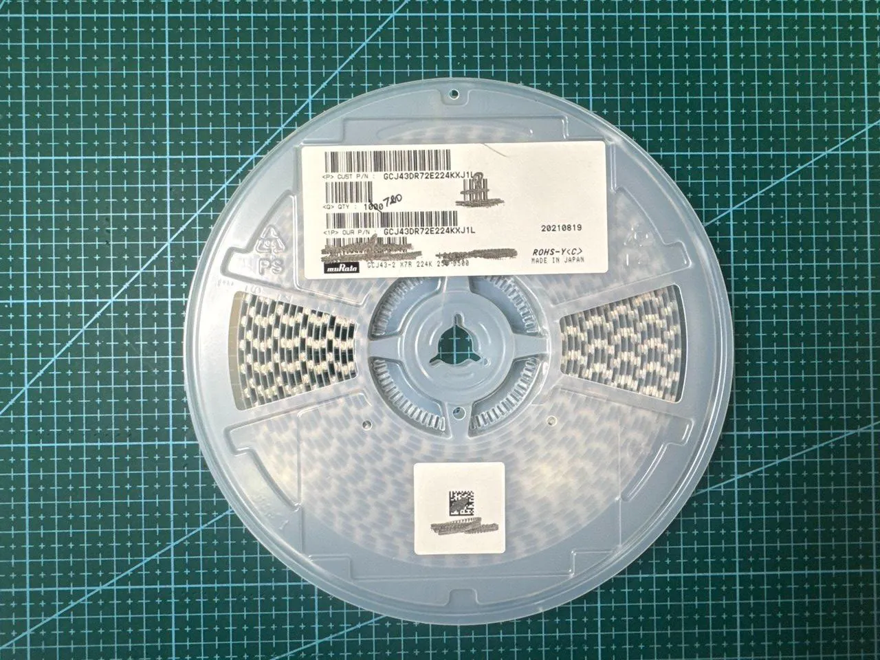 Керамические конденсаторы GCJ43DR72E224KXJ1L