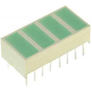 KB-2820SGD - Светодиодный модуль 4хLEDх8,89х3,81мм/зеленый/568нм/12-40мкд