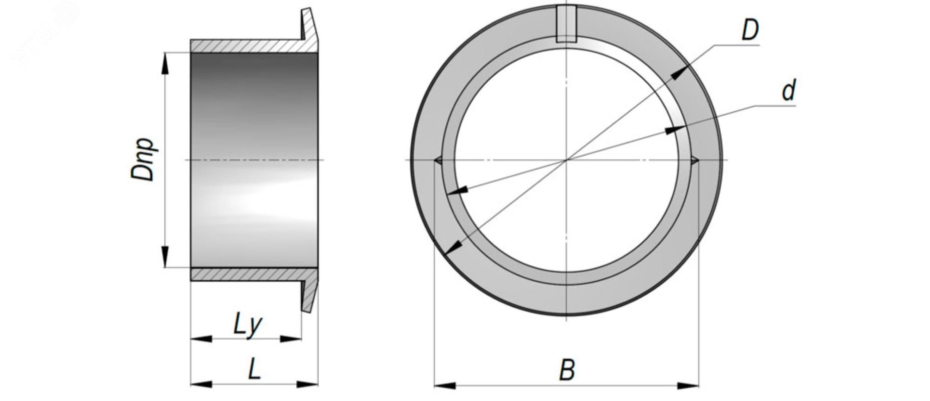 Втулка В 28 ЗЭТА zeta40219
