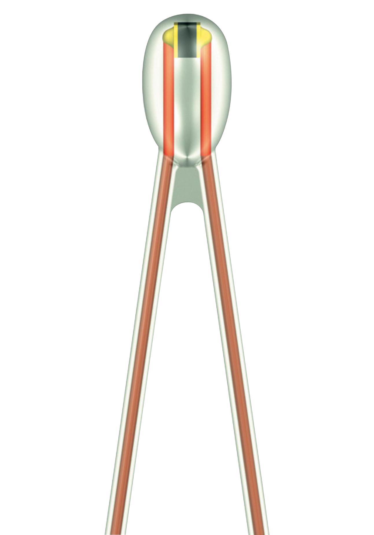 B57541G1103F005 - NTC-термистор 10кОм ±1% двухпроводной 3612K >= -3.5 автомобильного применения россыпь