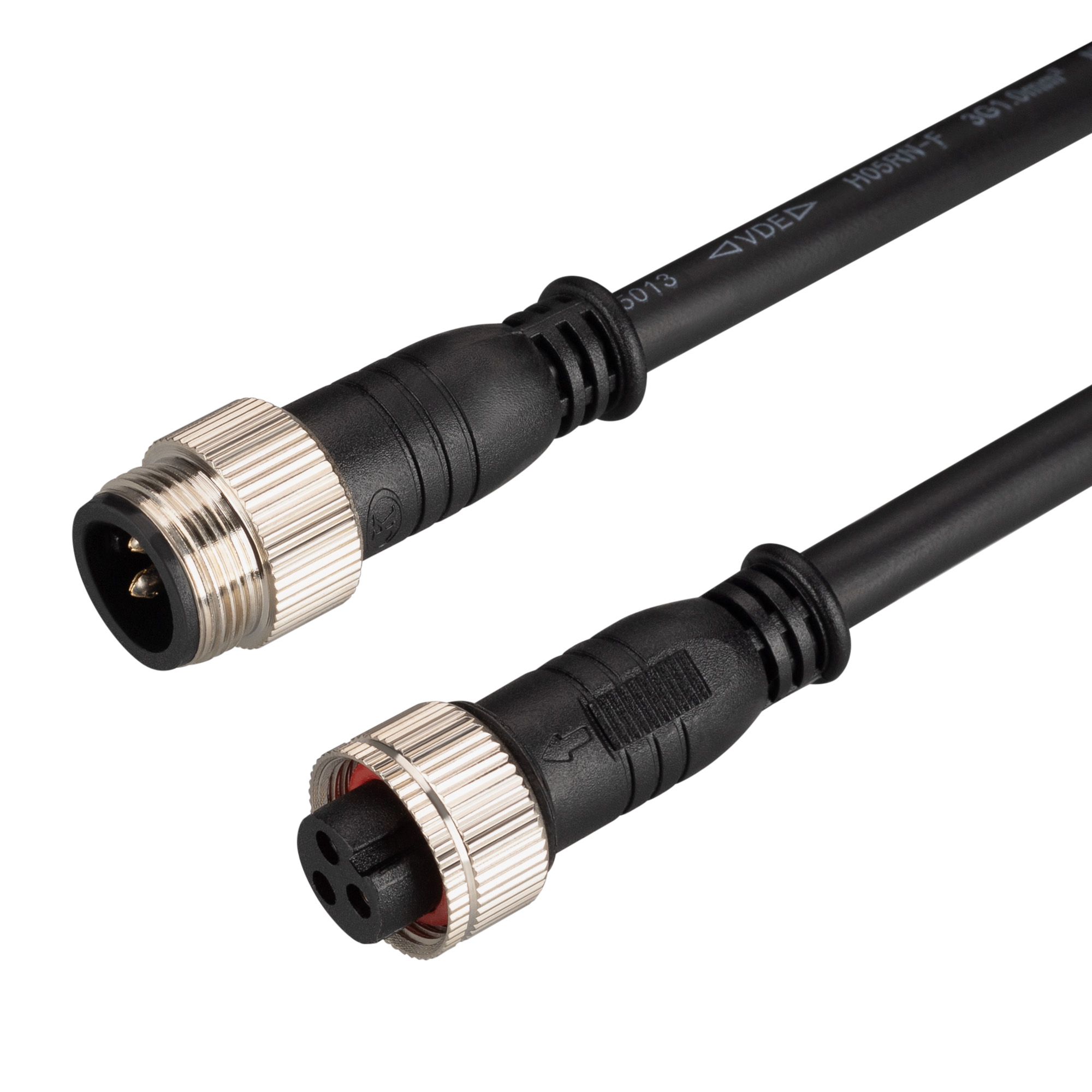 Коннектор питания ARL-LINE-3pin-3000-CON-MF (230V) 038888 - Водонепроницаемый IP67 прямой коннектор для электрического соединения светильников серии LINE. Длина 3000мм, сечение 3x1.0мм2 Один конец - male коннектор 3 pins, другой конец- female коннектор 3 