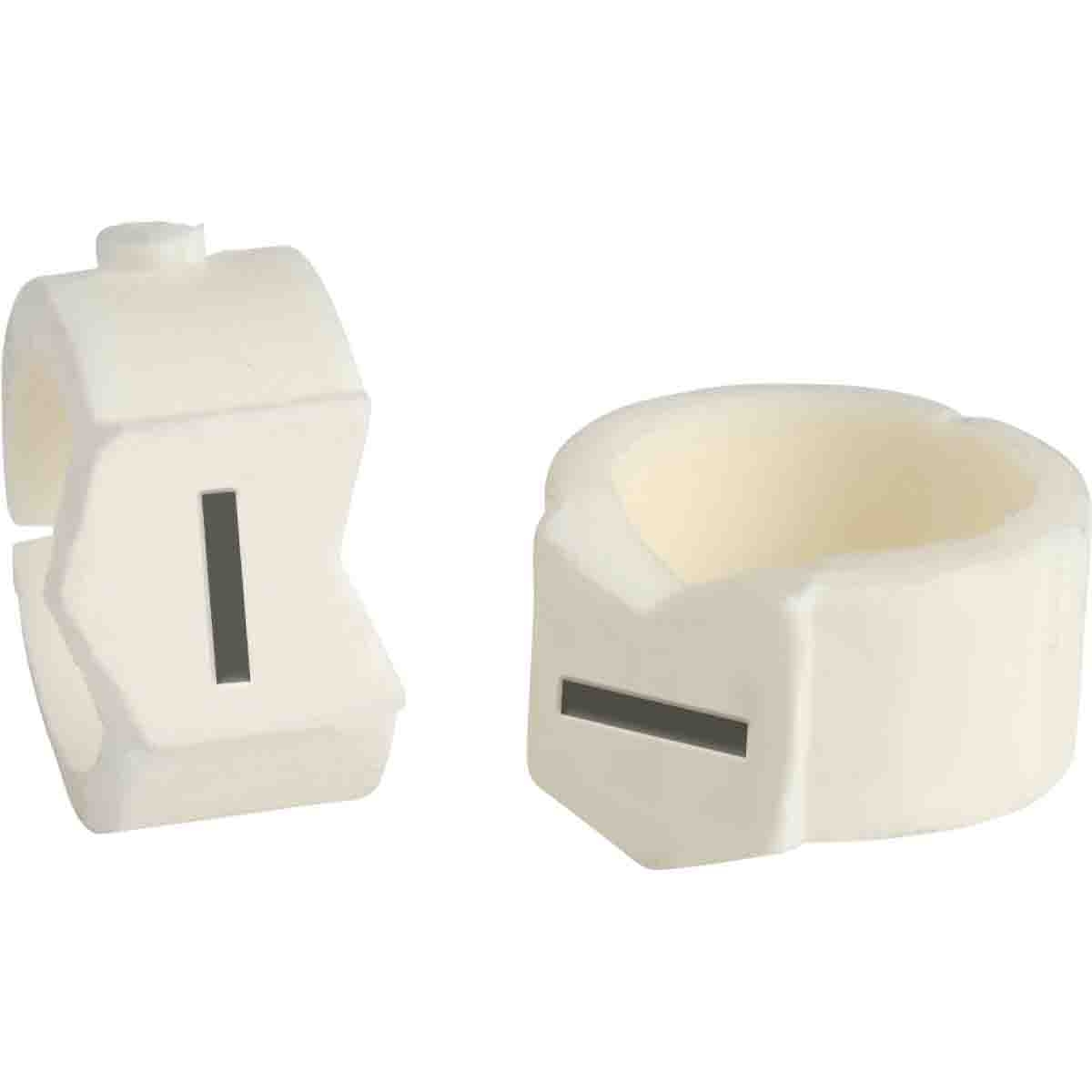 brd133518 - SCN-36-I клипсы белые, 50шт/упак, для провода 8,6-11,1мм диаметра, легенда I