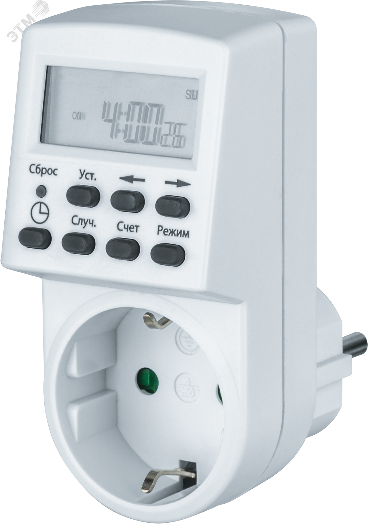 Таймер NTR-E-S01-WH розет. электрон. Navigator 20973